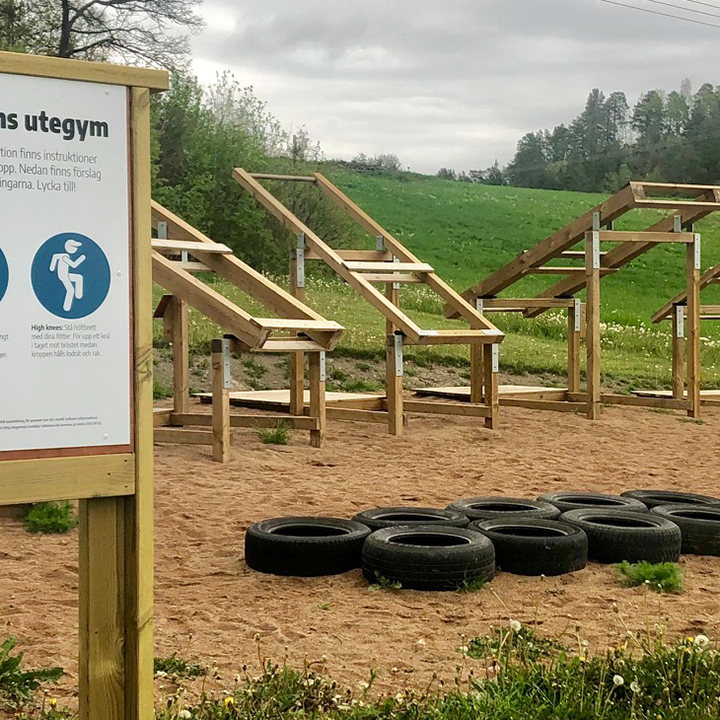 Utegymma på Banvallen