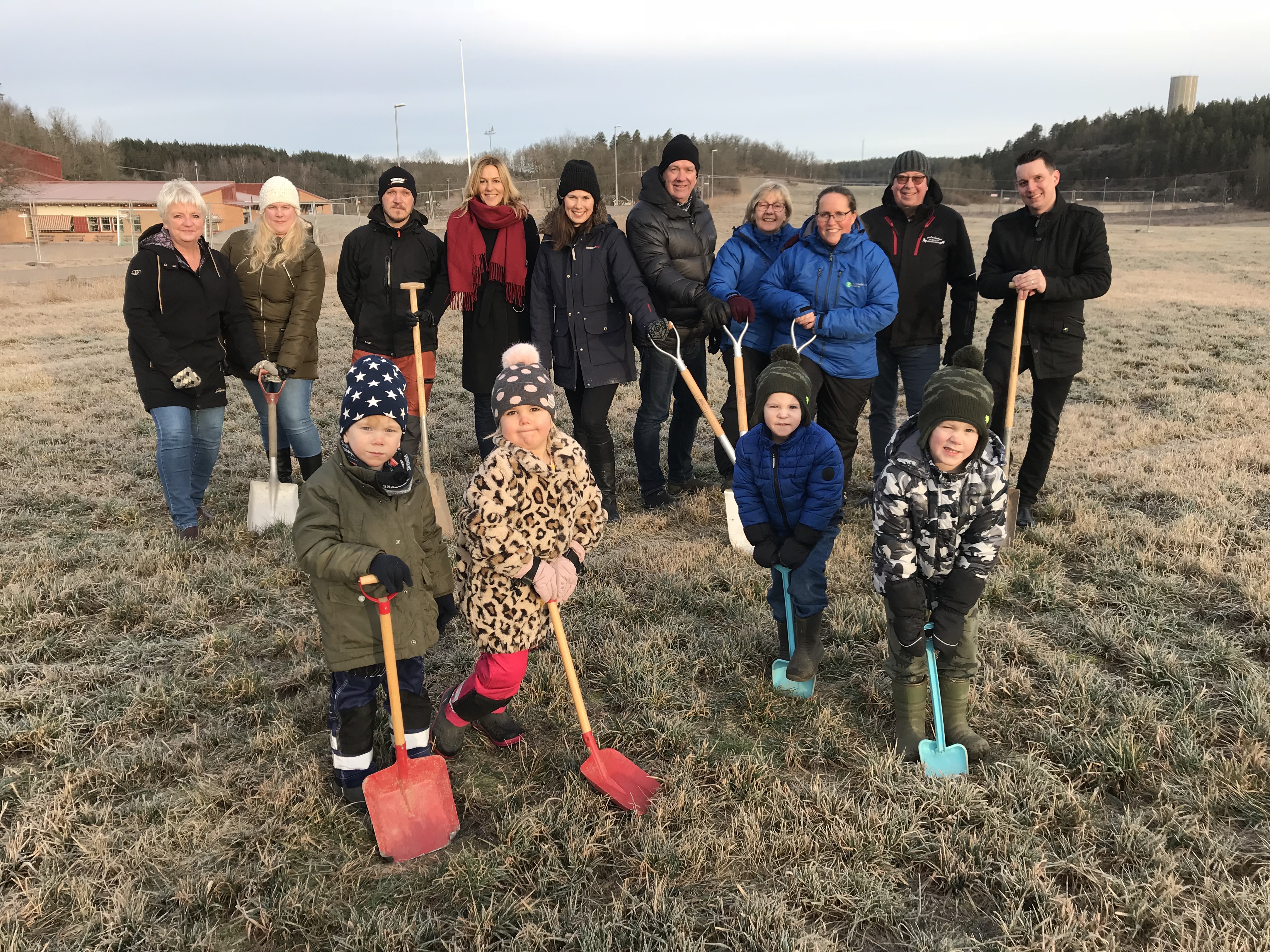 Första spadtaget vid Sörby - den 14 februari 2020