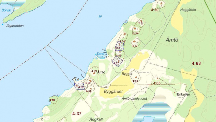 Ändring av detaljplan för Ämtö 4:55, 4:57 och 4:62