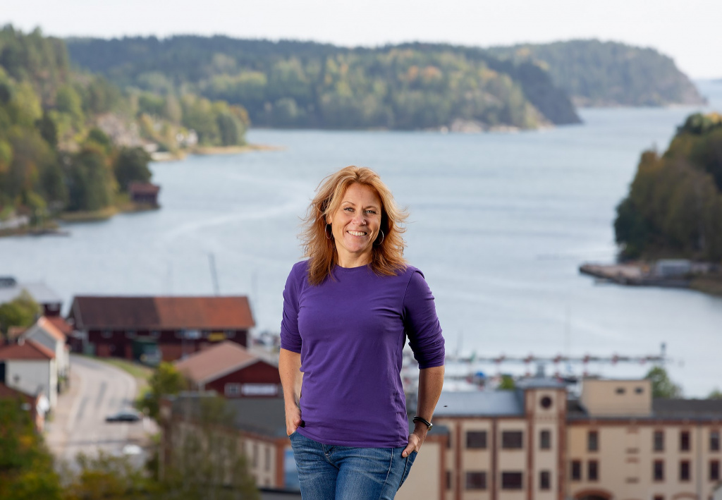 Marie Djerf på Valdemarsviks sparbank