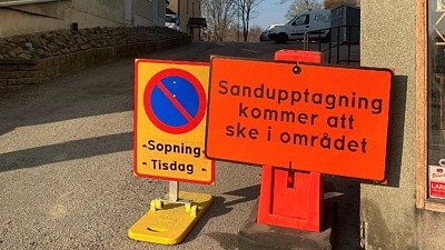 Årets sandupptagning har påbörjats