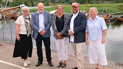 Landshövding Gunilla Svantorp besökte kommunen