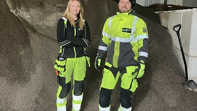 Hämta sand på gatukontoret för halkbekämpning den 19 november